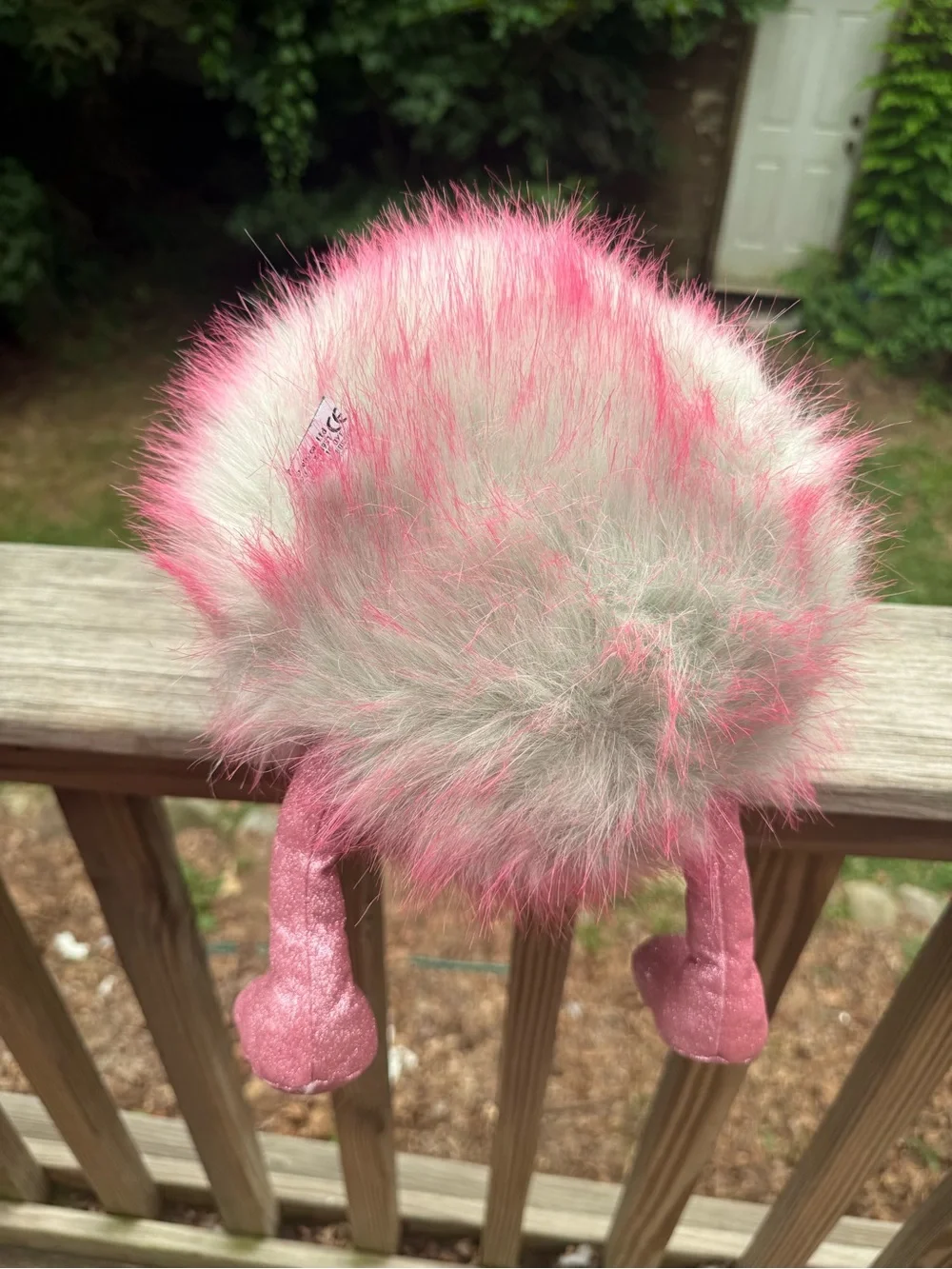 JellyCat Plush Large Mint Fizz Pom Pom Bird Ostrich 21